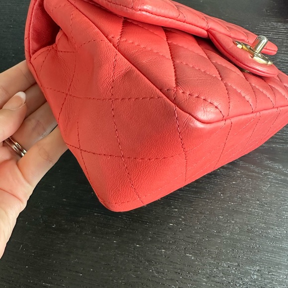 CHANEL Red Rectangular Mini - Picture 4 of 11
